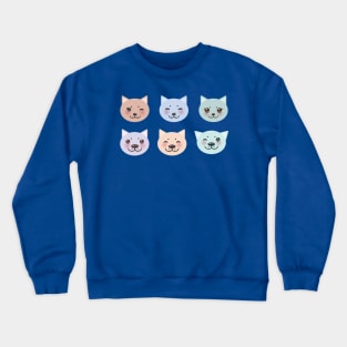 Funny cat muzzle Crewneck Sweatshirt